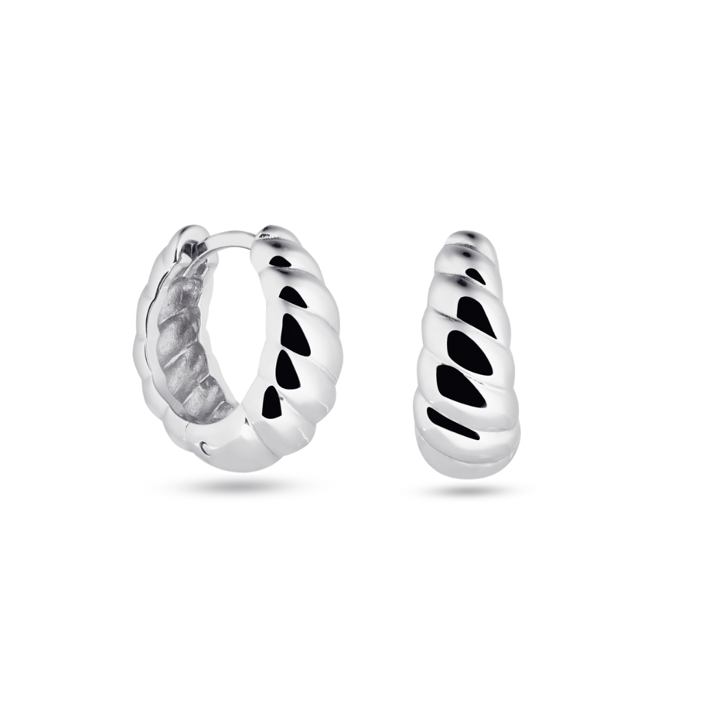 CROISSANT HOOPS MEDI SILBER CROISSANT HOOPS MEDI SILBER