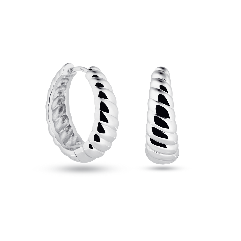 CROISSANT HOOPS CLASSIC SILBER CROISSANT HOOPS CLASSIC SILBER