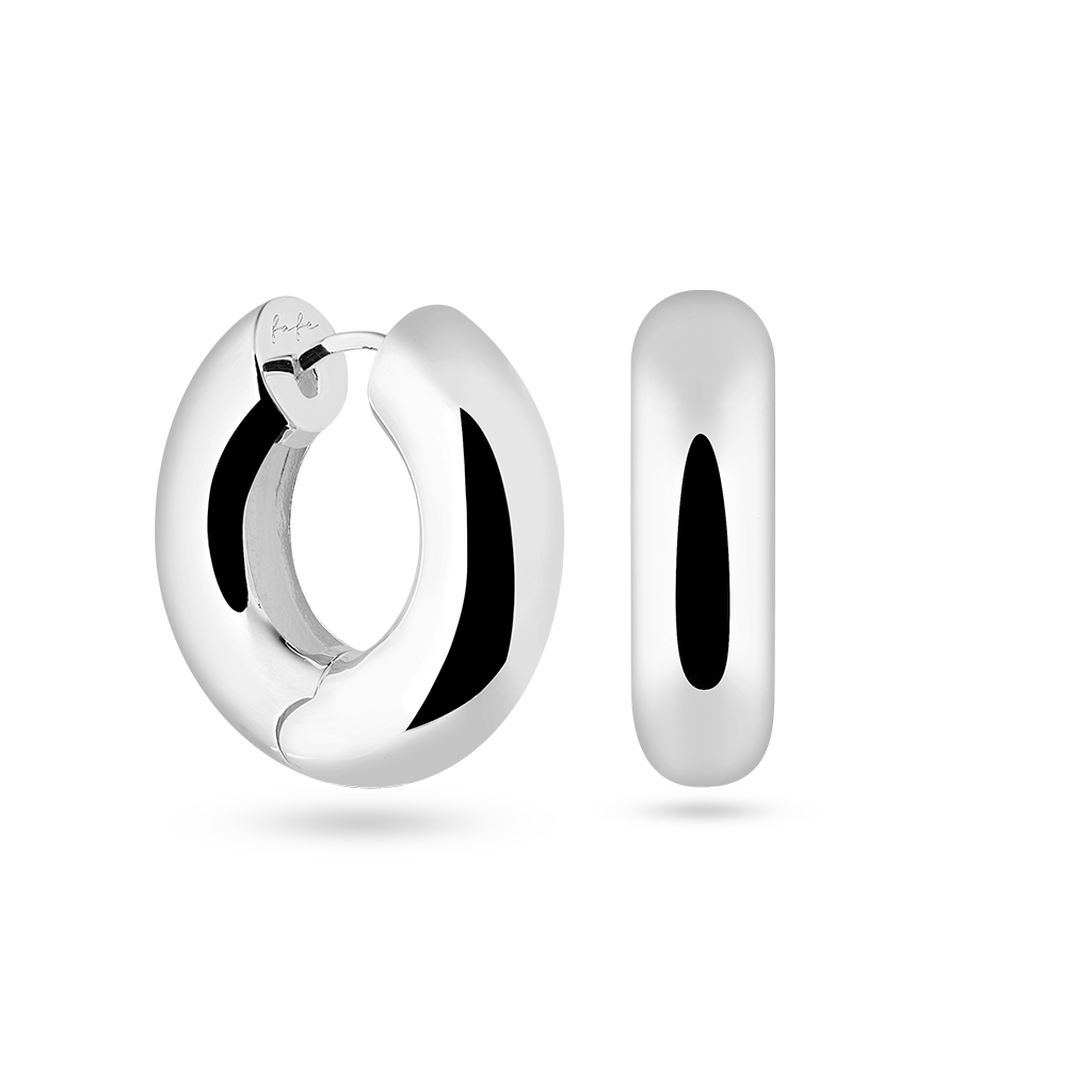 BOLD HOOPS BIG SILBER BOLD HOOPS BIG SILBER