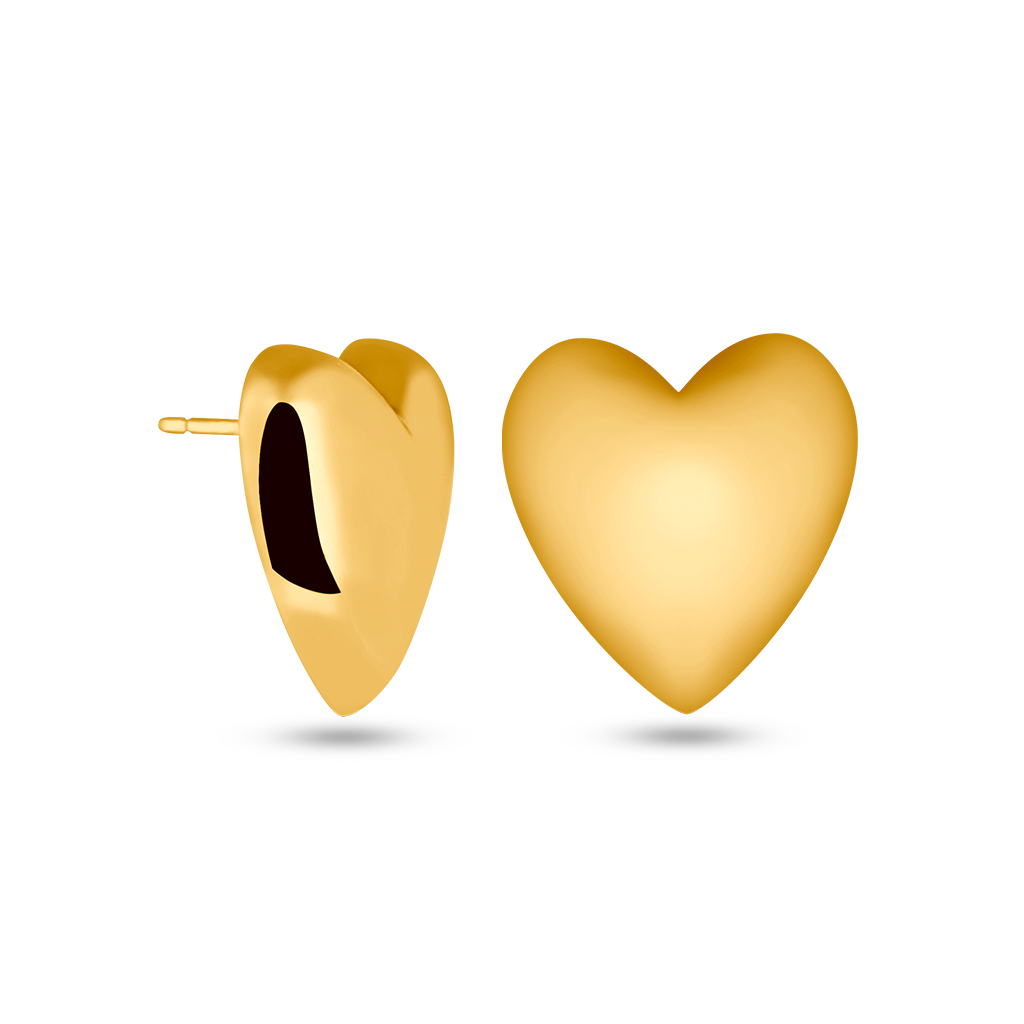 BOLD HEART STUDS CLASSIC BOLD HEART STUDS CLASSIC
