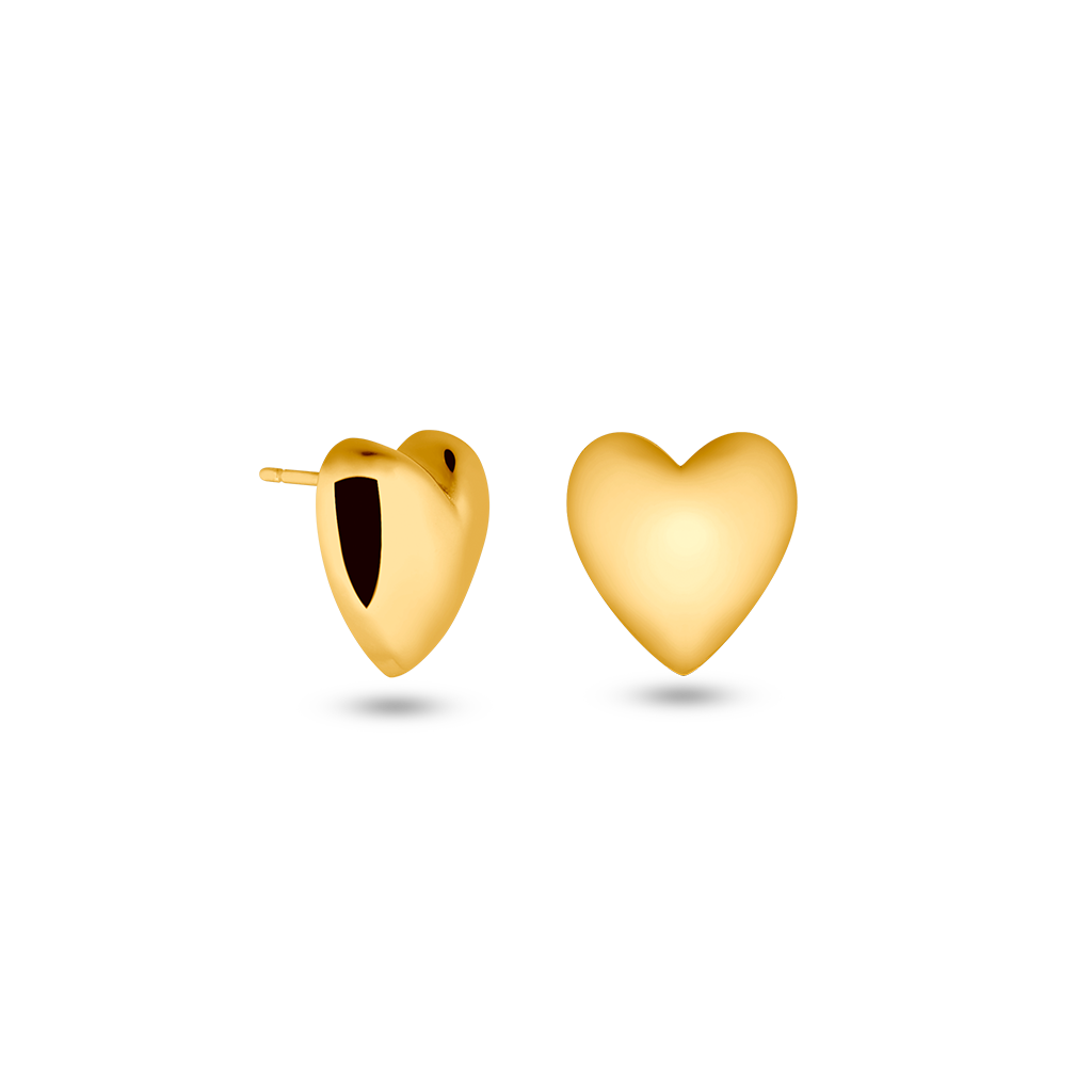 BOLD HEART STUDS MEDI BOLD HEART STUDS MEDI