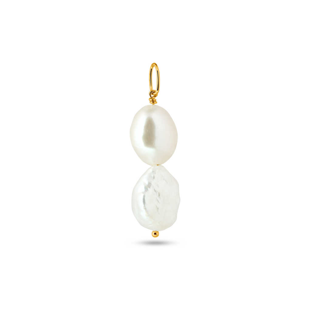 DOUBLE WATERPEARL CHARM DOUBLE WATERPEARL CHARM