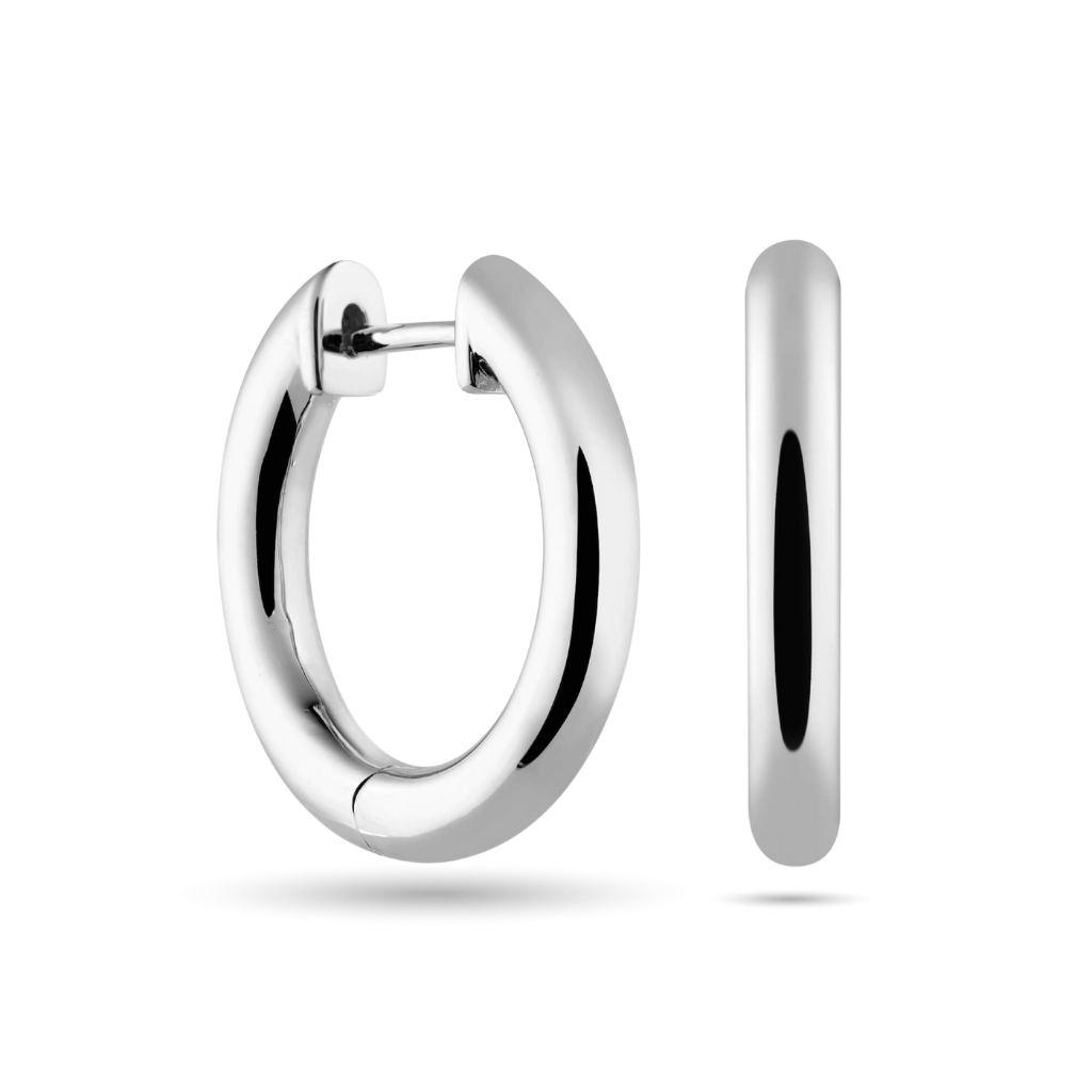 CHUNKY HOOPS MAXI SILBER CHUNKY HOOPS MAXI SILBER