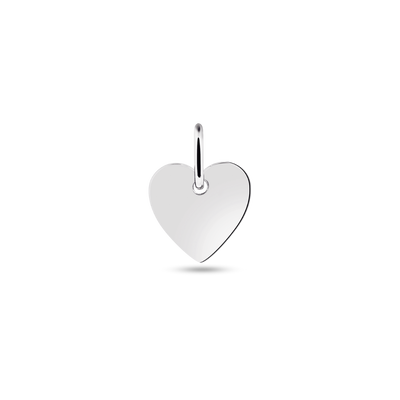 HEART COIN SMALL SILBER