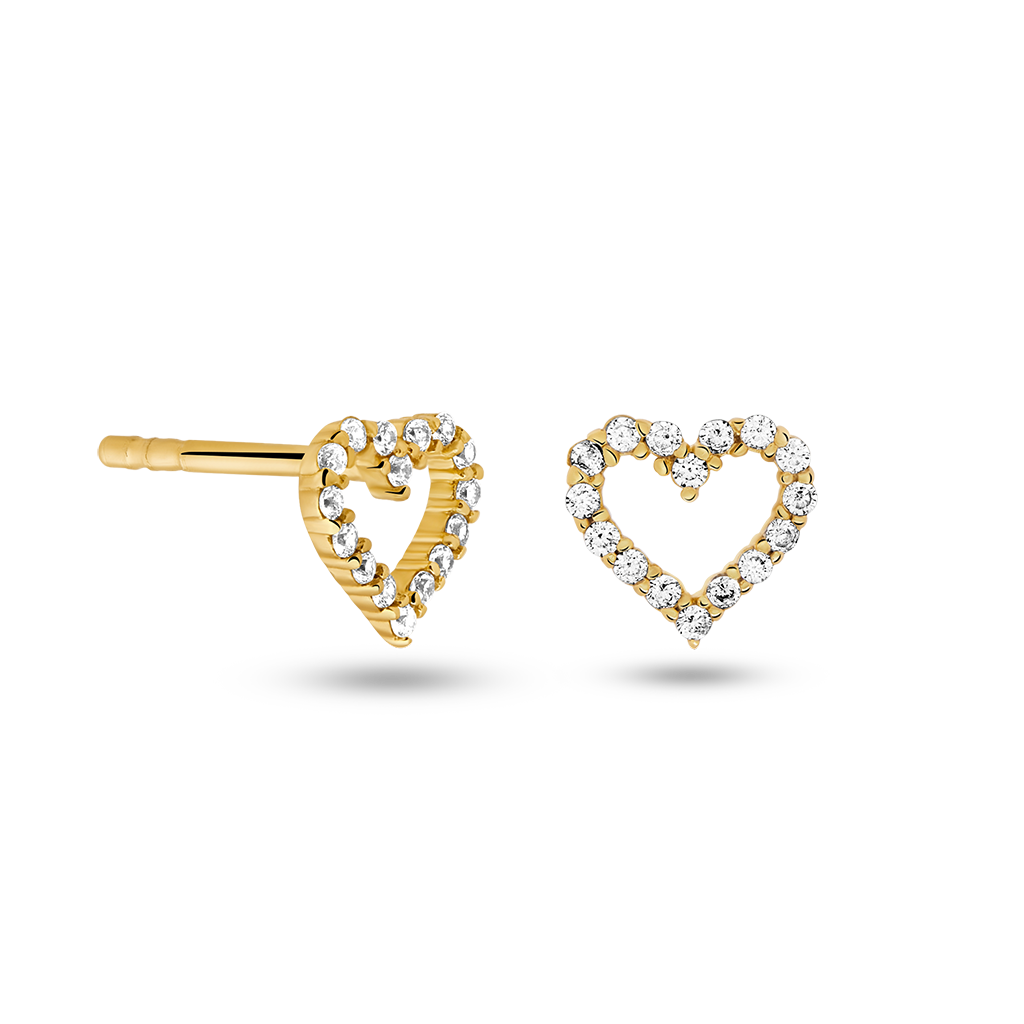 OPEN HEART STUDS