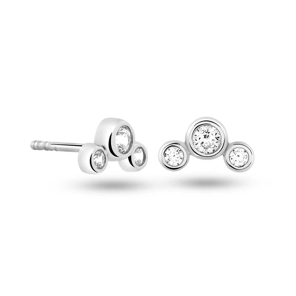 TRIO STUDS SILBER