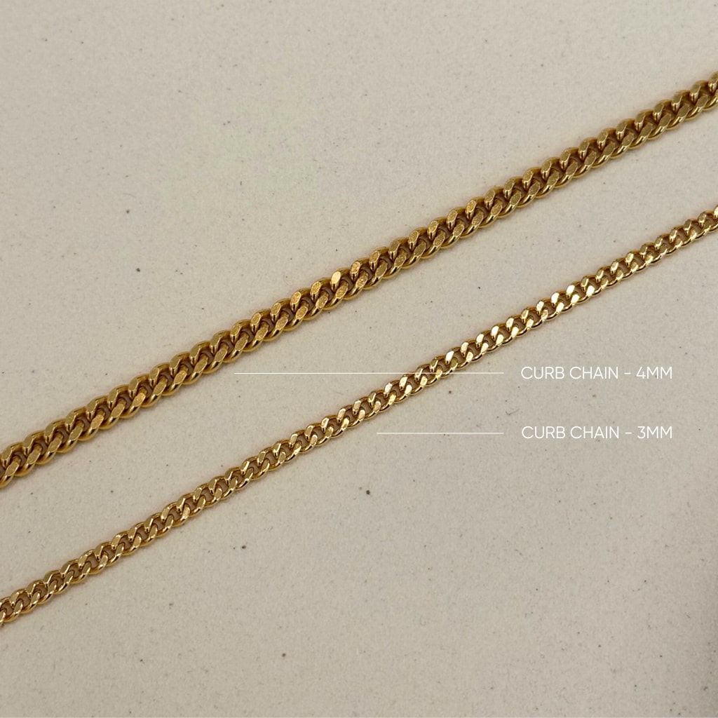 CURB CHAIN - 4MM - Schmuck online einkaufen - fafe collection