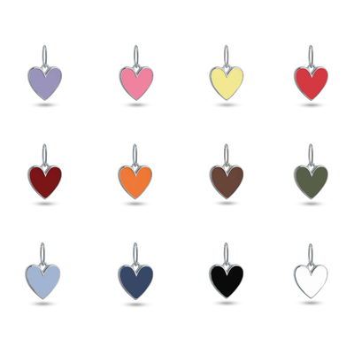 HEART CHARM SILBER