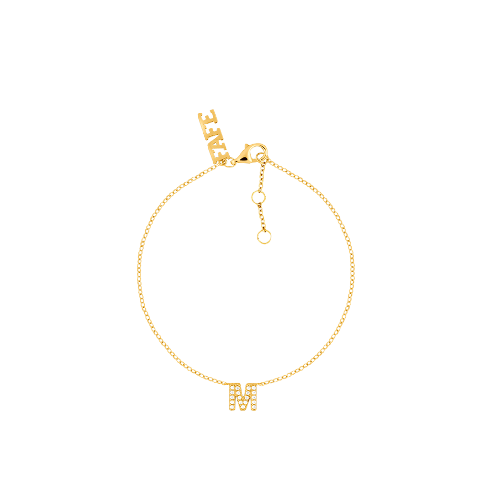 SHINY INITIAL BRACELET