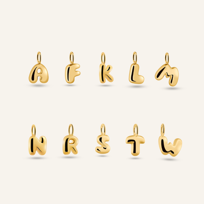 CLOUD LETTER CHARMS