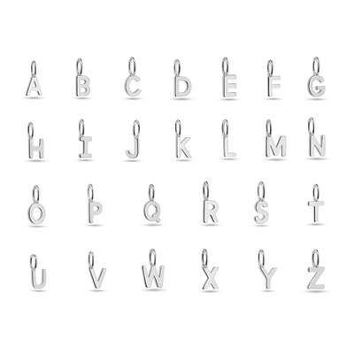 LETTER CHARMS SILBER