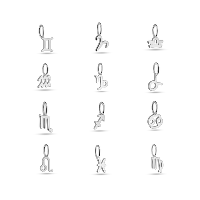 ZODIAC CHARMS SILBER