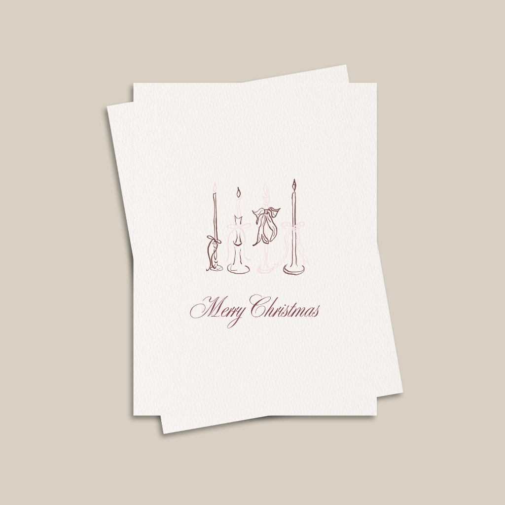 XMAS CARD - CANDLE