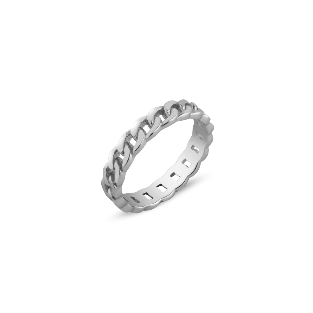 CHAIN RING SILBER