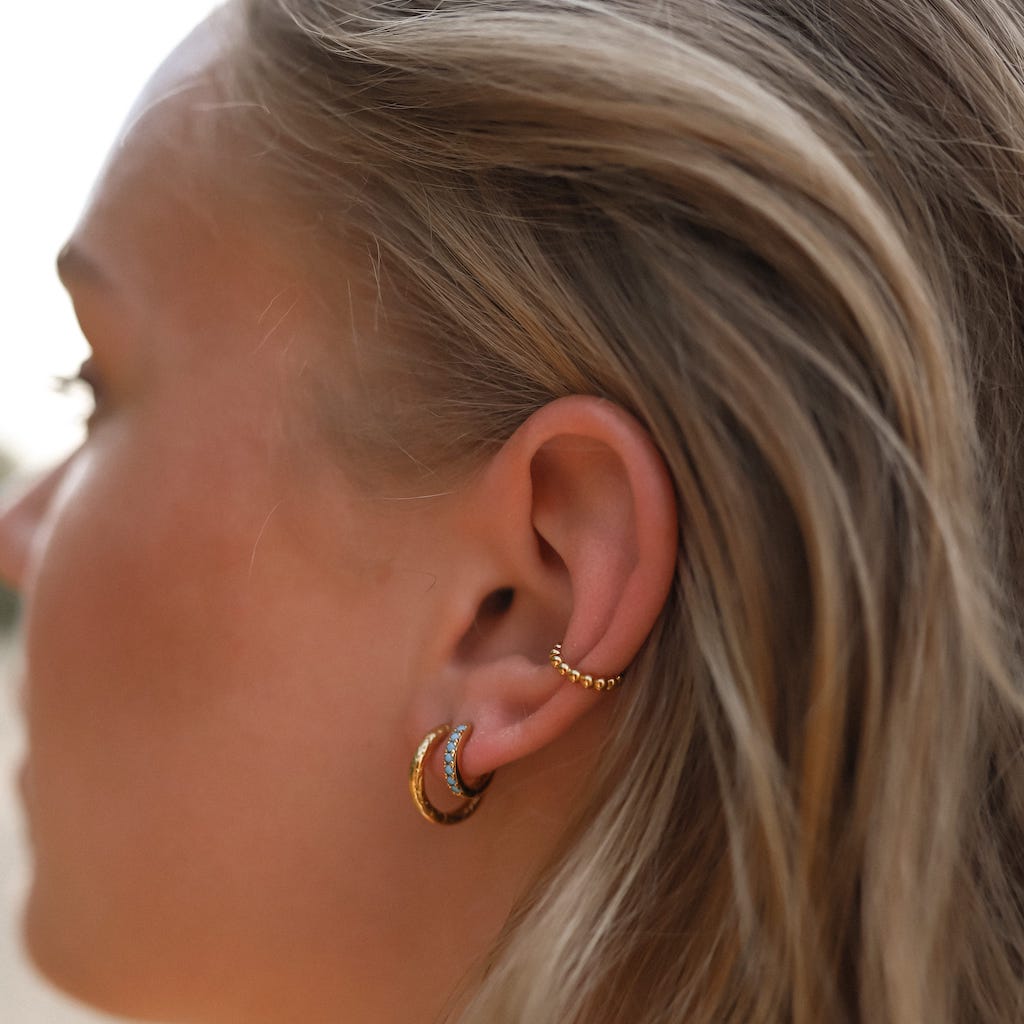 Dots Earcuff Gold Fafe Collection