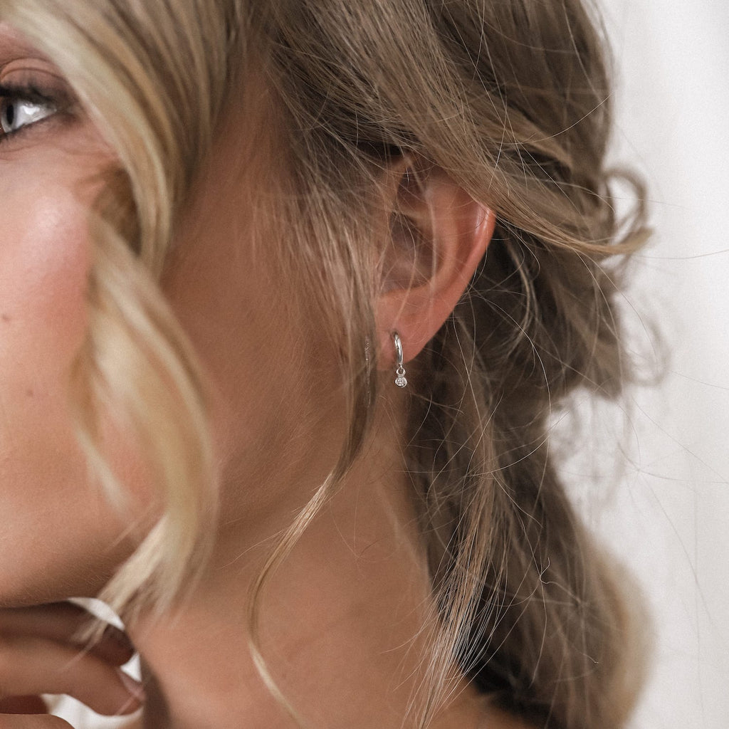 Mini Drop Hoops Silber Fafe Collection