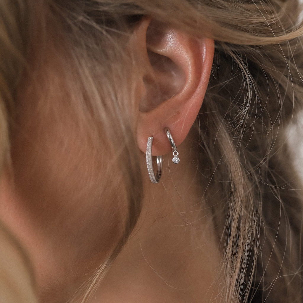 Shiny Hoops Classic Silber Fafe Collection